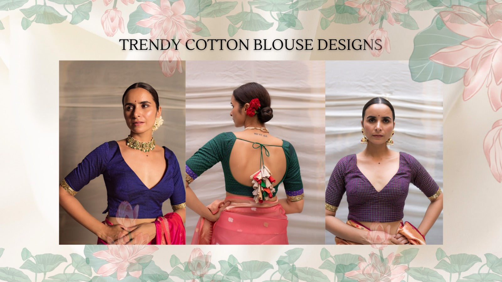 Trendy Cotton Blouse Design Perfect for Any Occasion