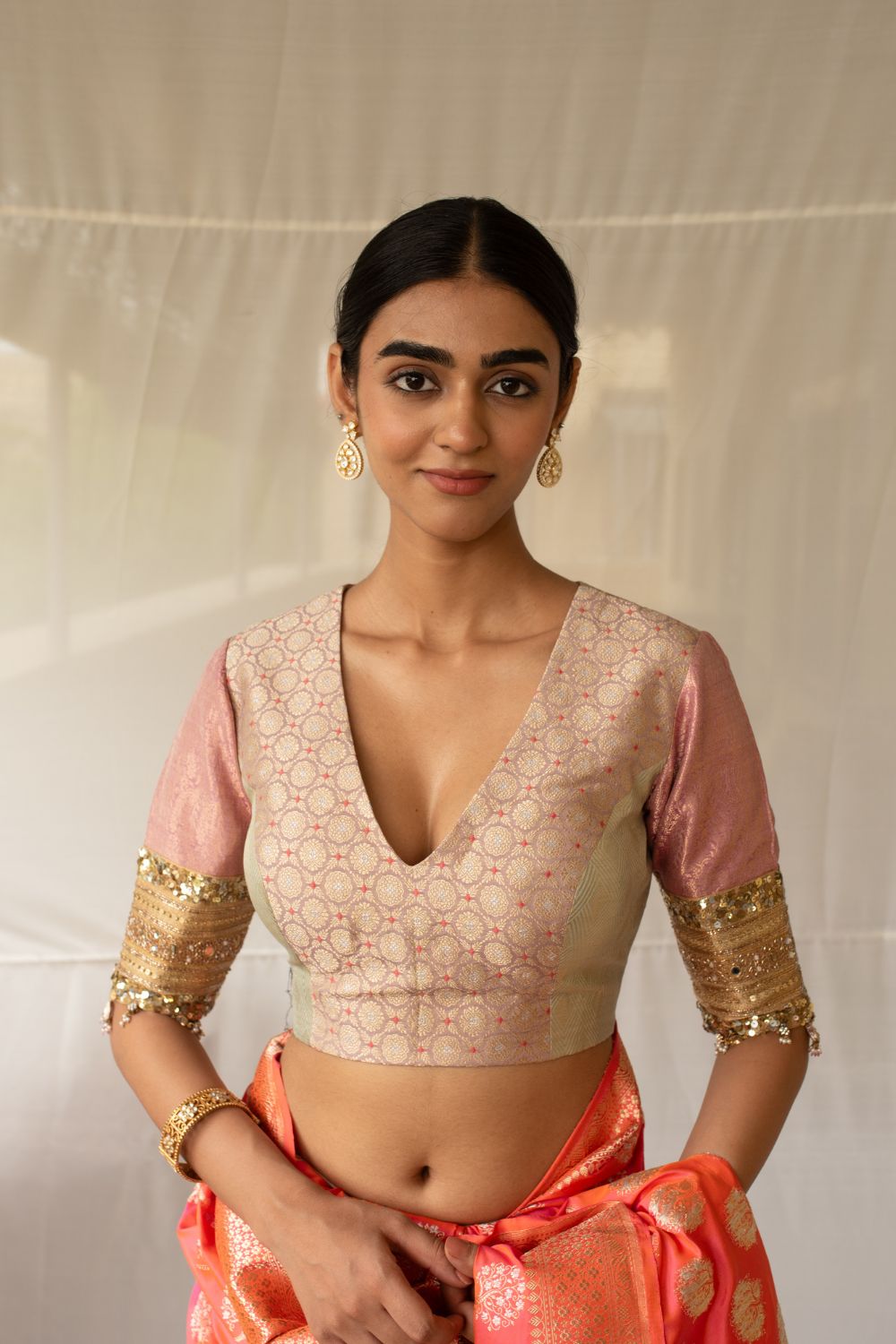 Saaz - Multi Brocade Blouse