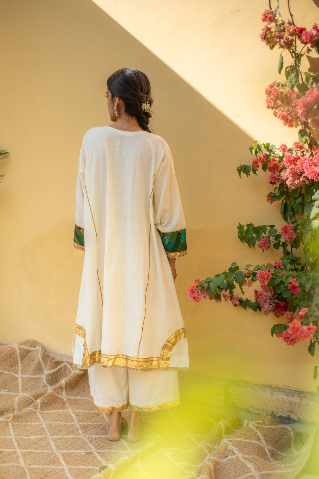 Zoran - Ivory Organic Cotton Kurta Set