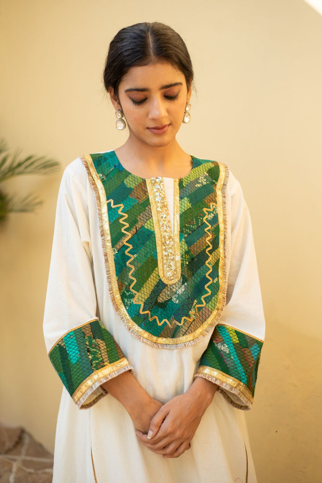 Zoran - Ivory Organic Cotton Kurta Set