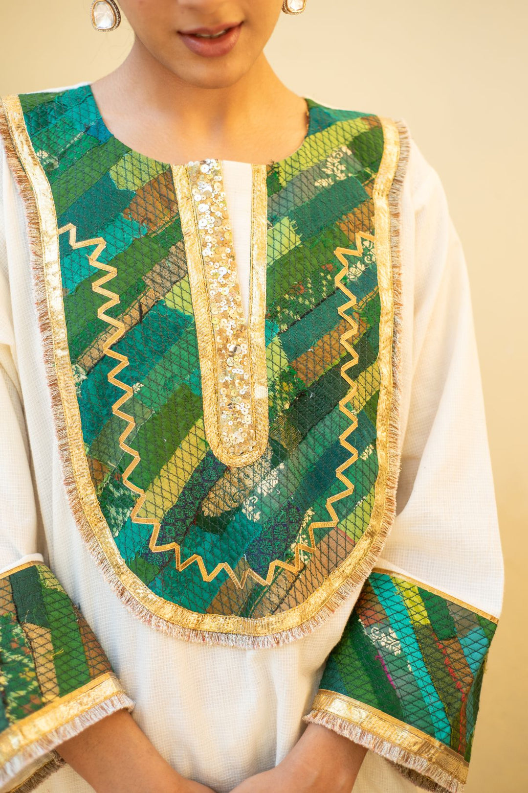 Zoran - Ivory Organic Cotton Kurta Set