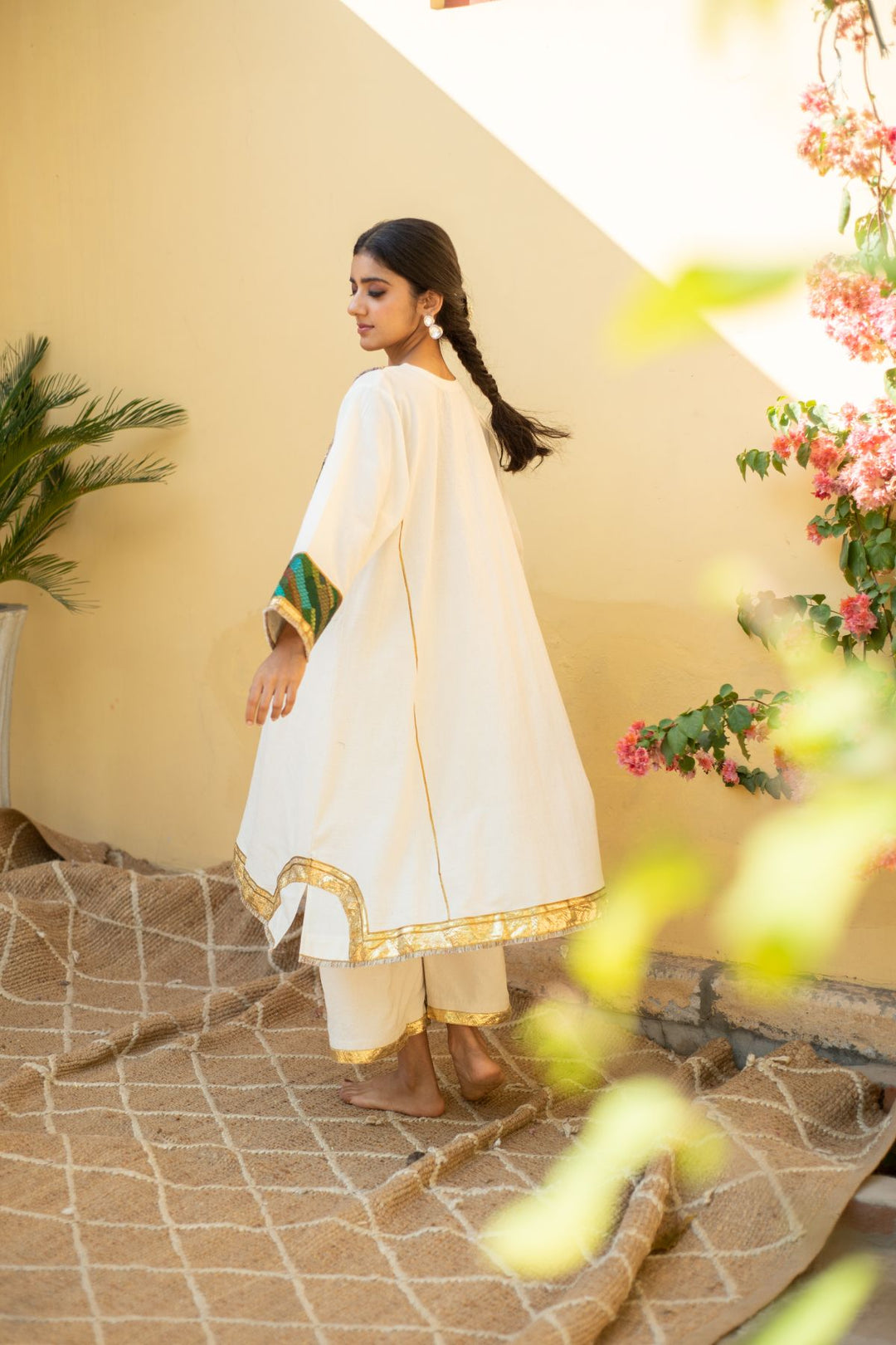 Zoran - Ivory Organic Cotton Kurta Set