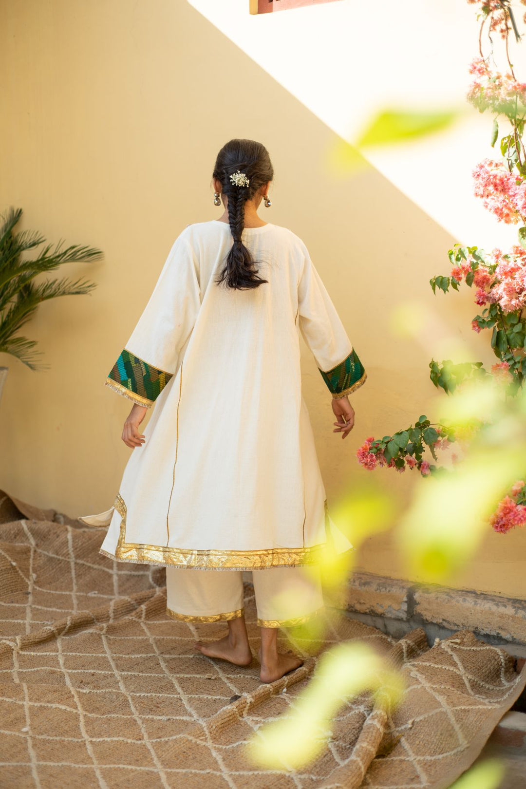 Zoran - Ivory Organic Cotton Kurta Set