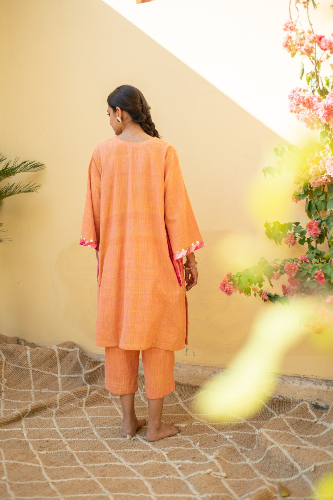 Altan - Coral Cotton Upcycled Patchwork Co-Ord Set
