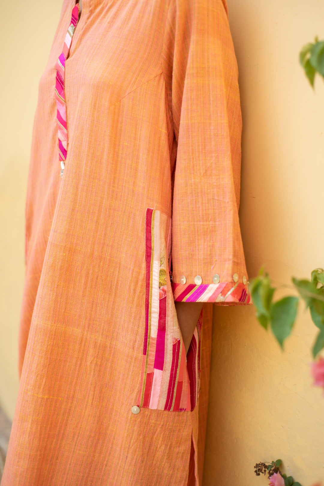Altan - Coral Cotton Upcycled Patchwork Co-Ord Set