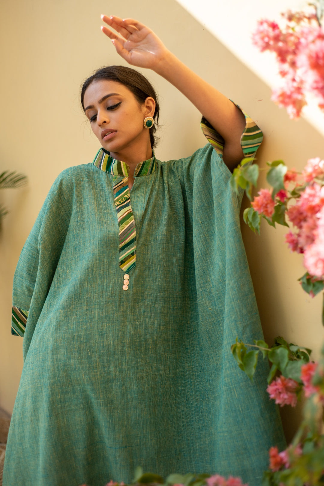 Sadeh - Green Cotton Upcycled Patchwork Co-Ord Set