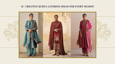 11+ Creative Kurta Layering Ideas With Dupattas & Shawls