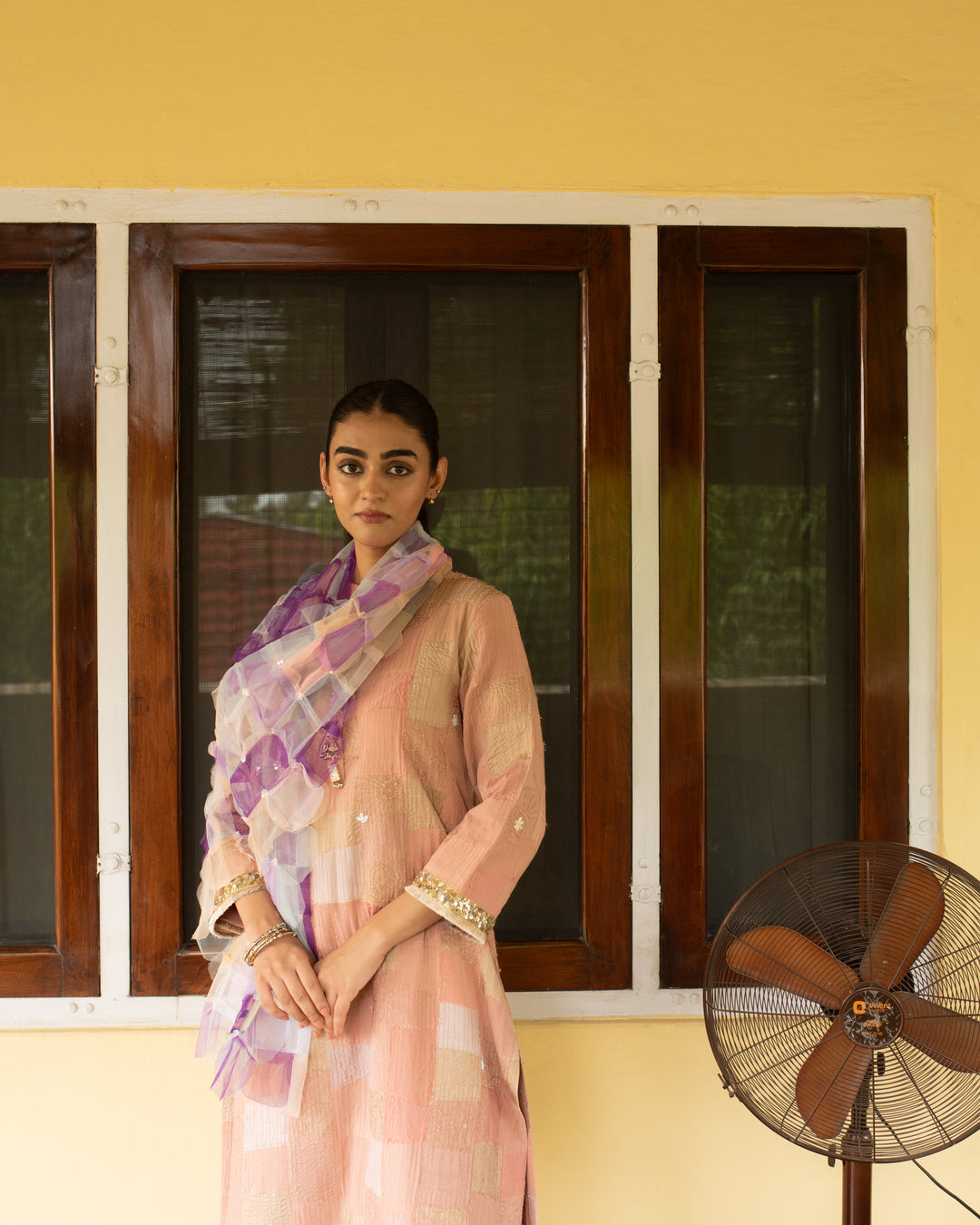 Aabir - Multicolor Upcycled Patchwork Stole