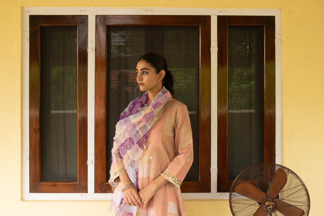 Aabir - Multicolor Upcycled Patchwork Stole