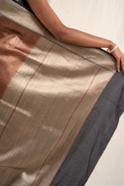 Zuri Bronze - Copper silk banarasihand woven saree