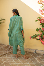Sadeh- Green Cotton Upcycled Patchwork Co-Ord Set