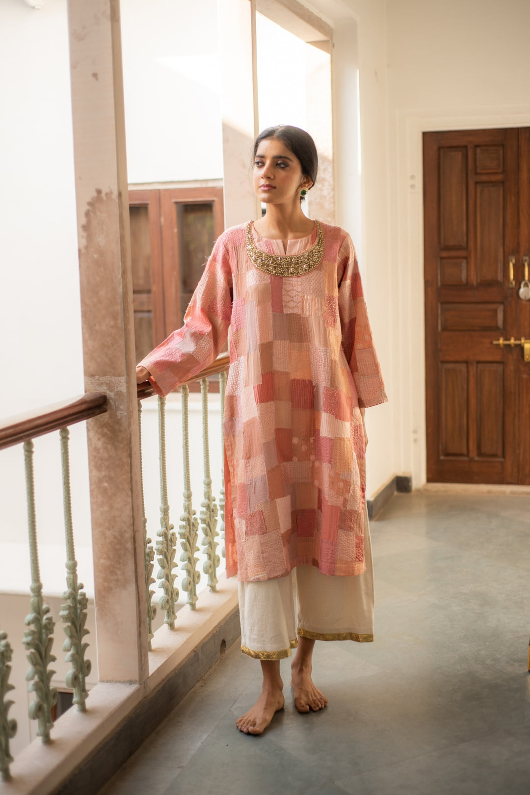 Senara - Upcycled Patchwork Kurta Set