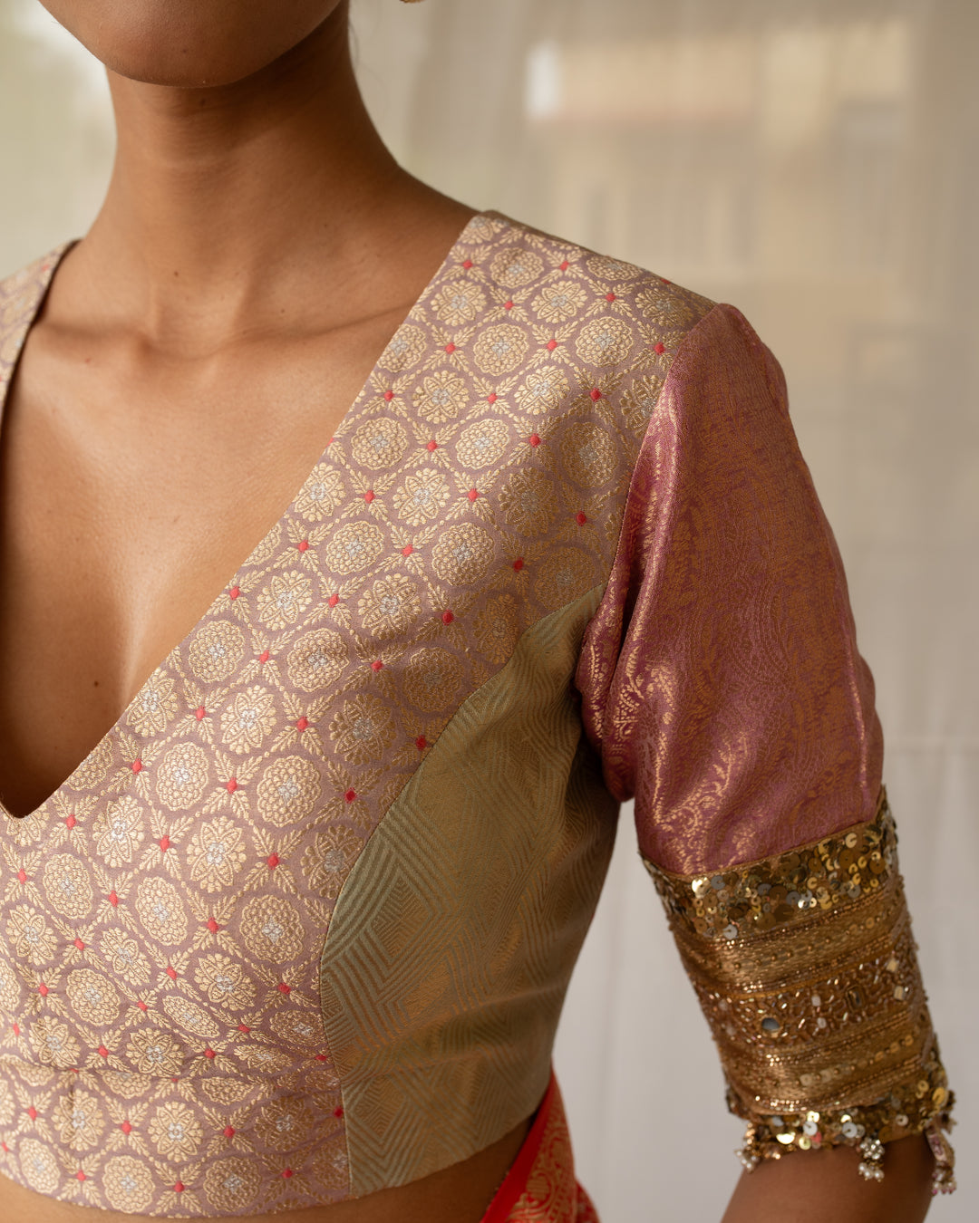 Saaz - Multi Brocade Blouse