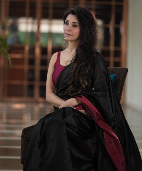 Kaiya Black Saree 1 2