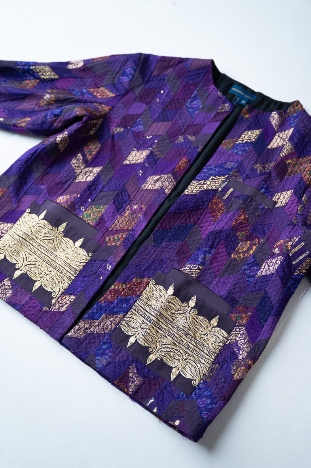 Shakti - Purple Upcycled Patchwork Jacket