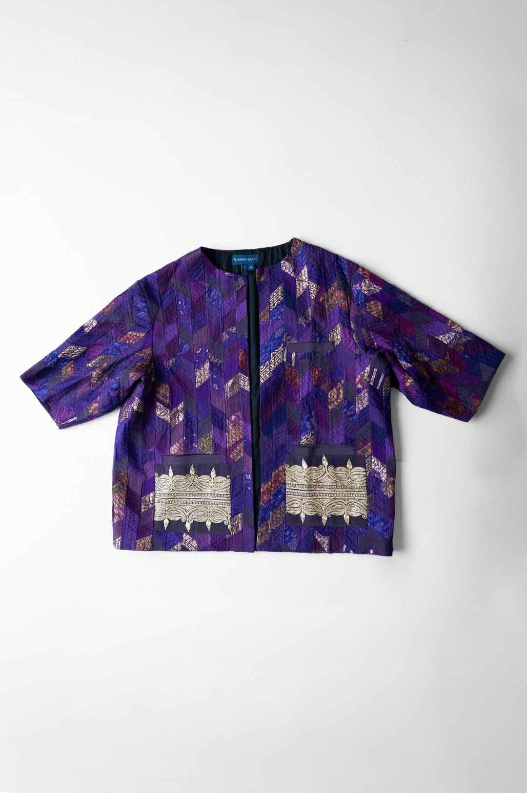 Shakti - Purple Upcycled Patchwork Jacket